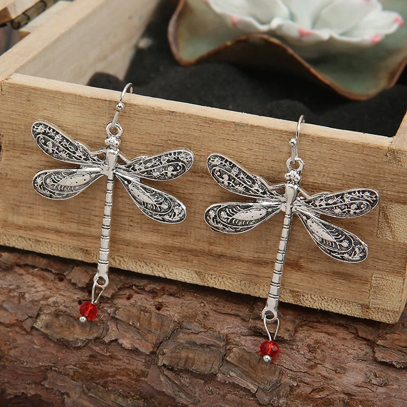 Bohemian Cute Flutter Joyfully Dragonfly Earrings