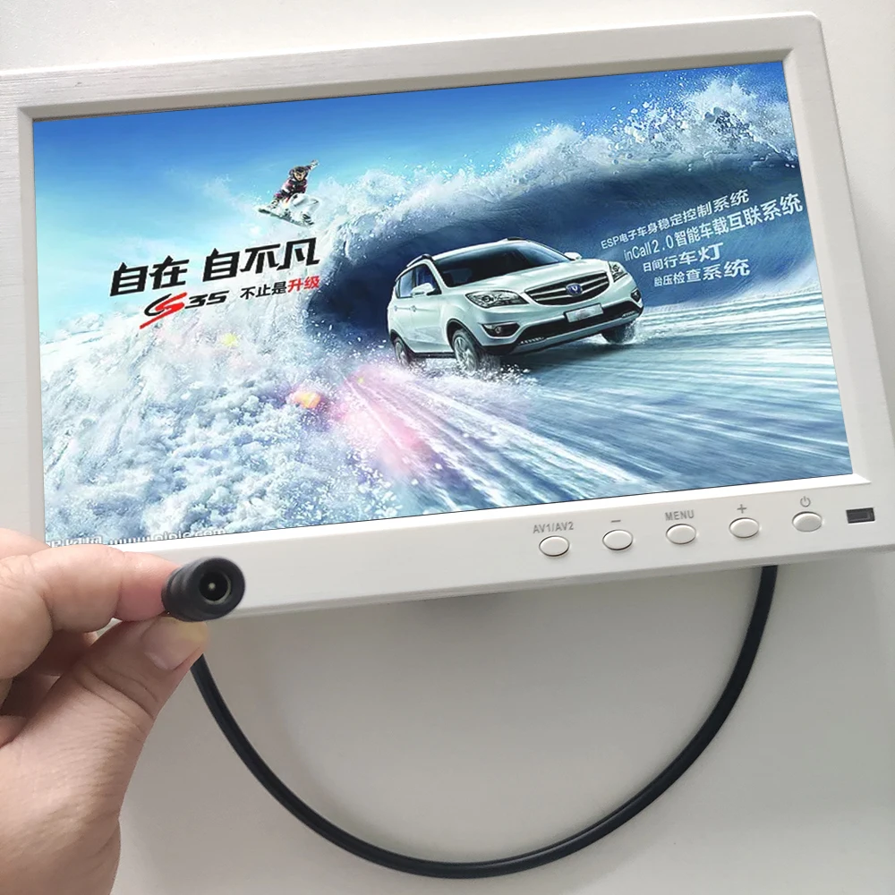 10.1inch Car Bluetooth FM Multifunction Headrest Monitor Hd  Lcd Display Screen  USB SD Bus Car  Monitor MP5 Player White/Black