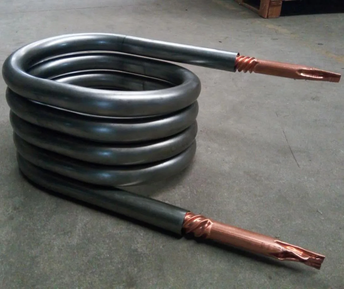 Heat exchanger tube to tube for heat pump water heater
