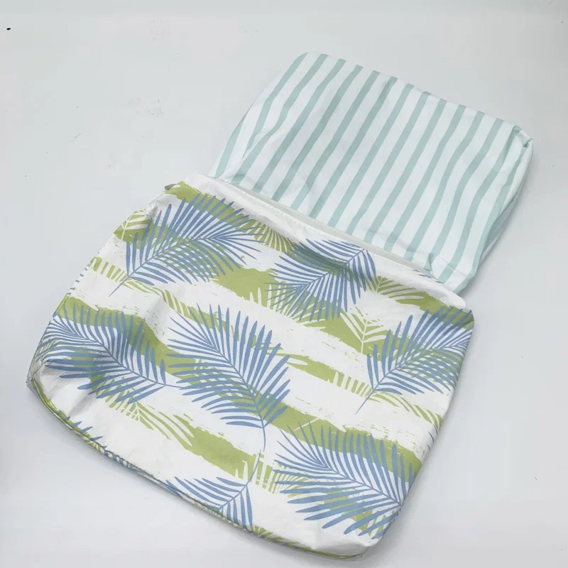 Personalized printed summer waterproof tyvek paper beach bikini pouch makeup cosmetic bag