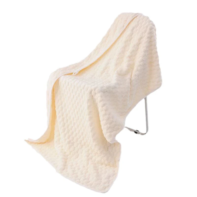 Custom Coral Velvet Microfiber Towels Solid Color Hotel Face Towels