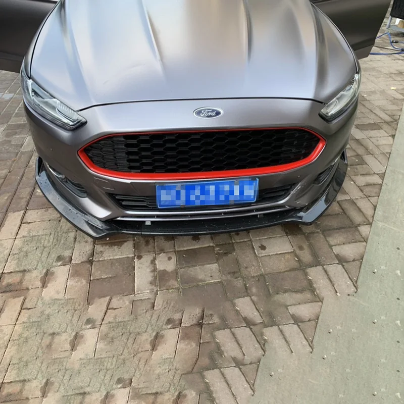 For FORD MondeoFront shovel style YCK Body kit spoiler 2013-2016 Mondeo ABS Rear lip spoiler front Bumper Diffuser Protector