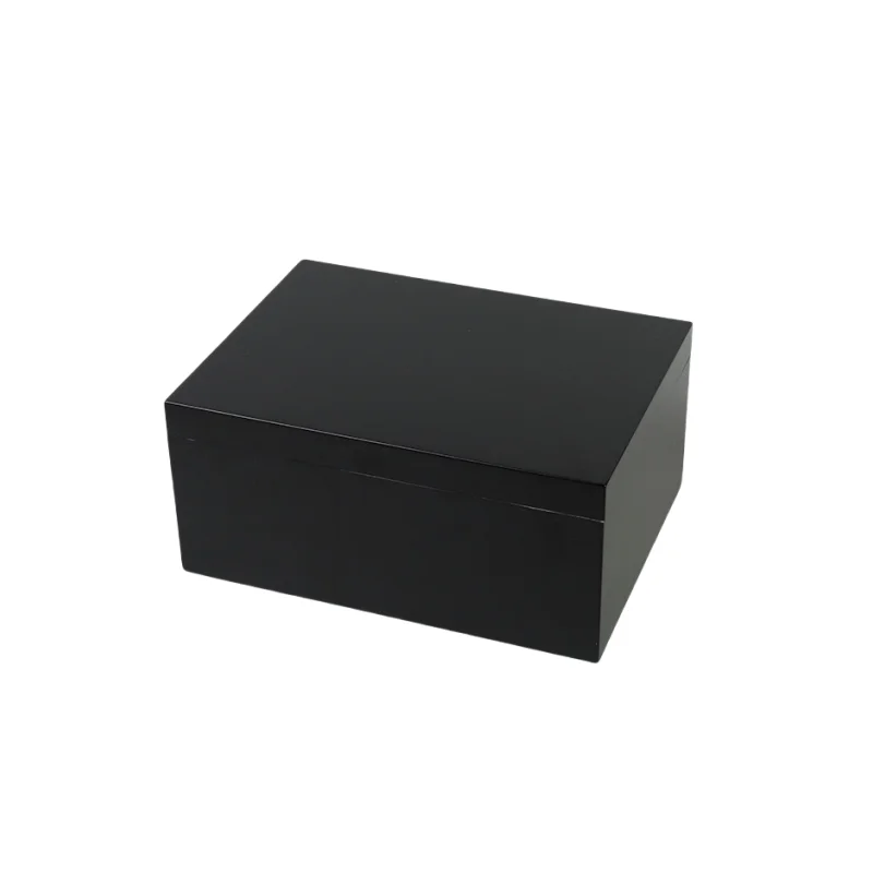 Manufacturers wholesale square piano paint antique storage gift box cigar flip cover wooden box