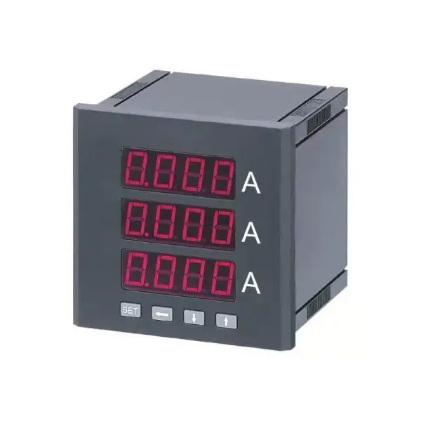 China Single Phase 30A 72*72 96*96 96*48 48*48 LED digital AC Panel Meter Ammeter