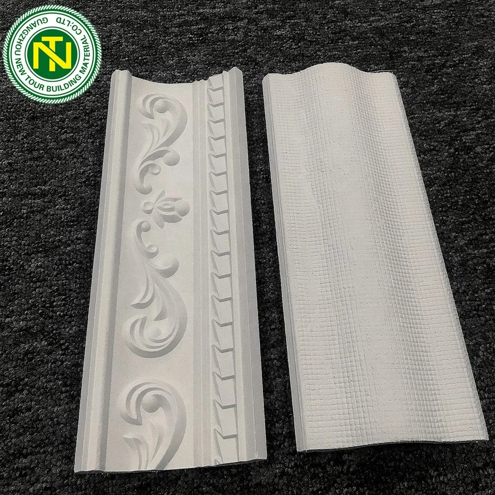 Ceiling decoration Top plaster manufacturers can customize various special shapes gypsum cornice mouldings