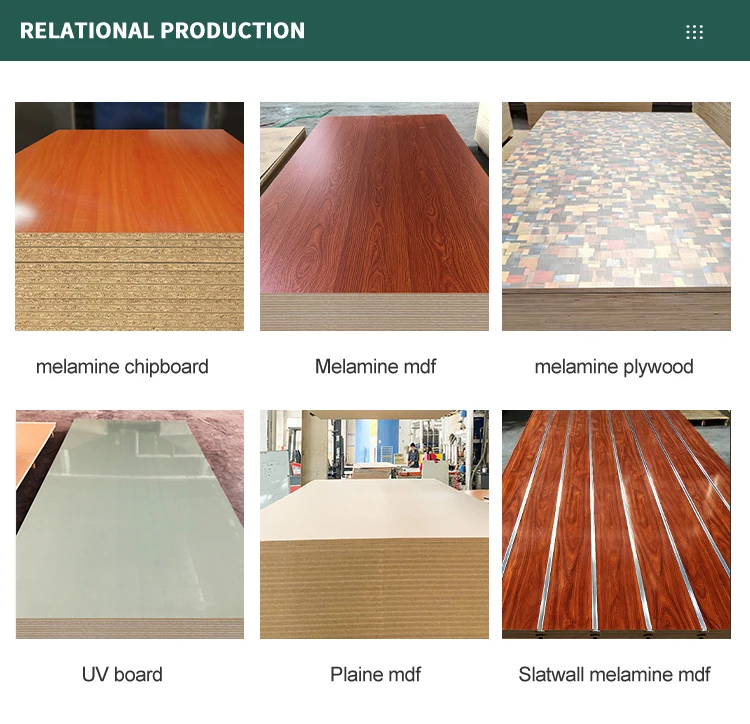 wholesale chanta 4x8 melamine laminated mdf board from china factory