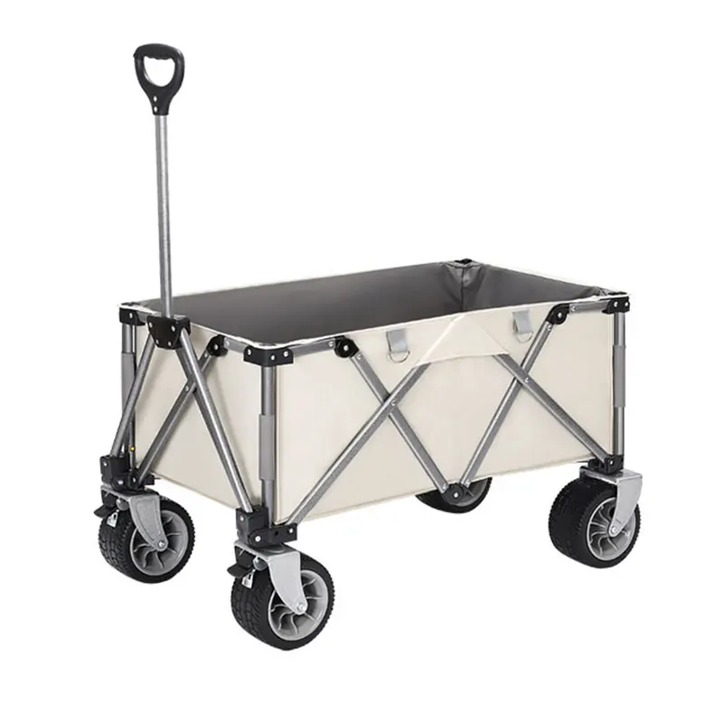 2021 new ideas quad fold style collapsible garden wagon cart from manufacture