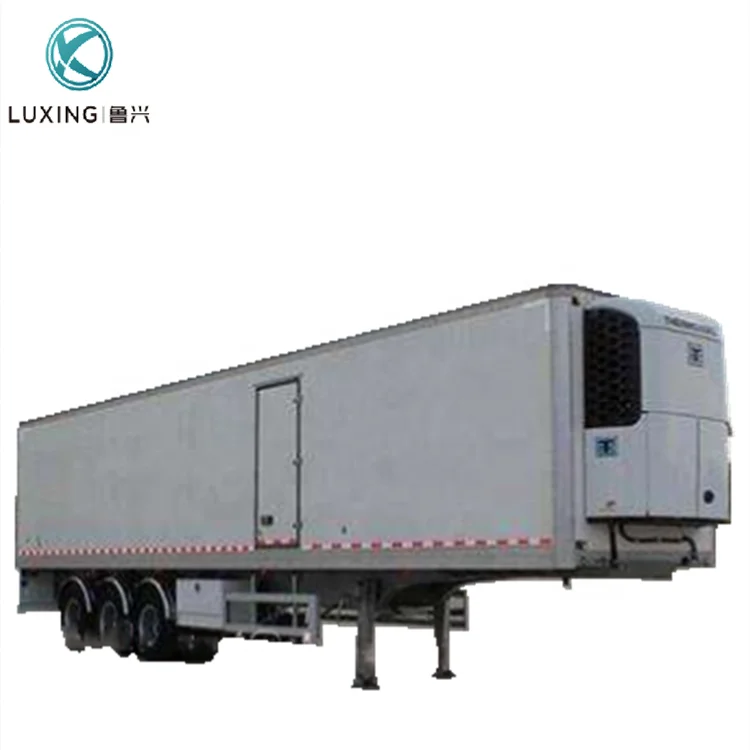 Tri-axle Refrigerated Semi Trailer Large Refrigerator Van For