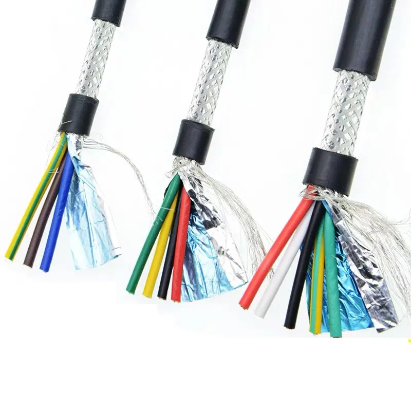 22AWG/20AWG 18AWG 2-16 жильный экранированный кабель 1 метр Чистая медь RVVP экранированный кабель управления UL2547 сигнальный провод