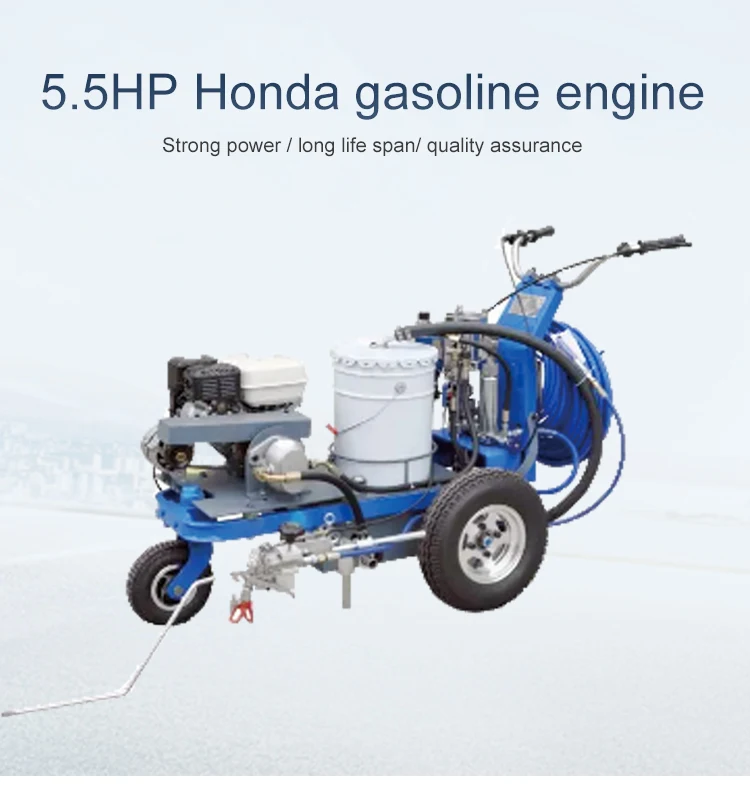 imported hydraulic stepless speed change system driving type road marking machine boiler for sale in malaysia