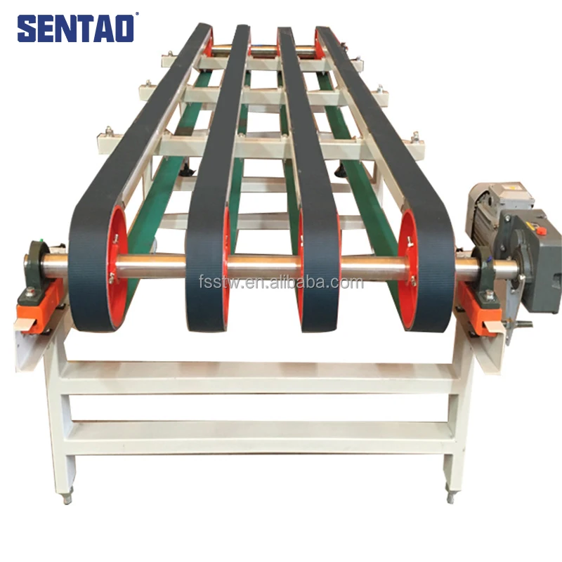 Sentao ceramic conveyor line pu flat belt conveyor machine