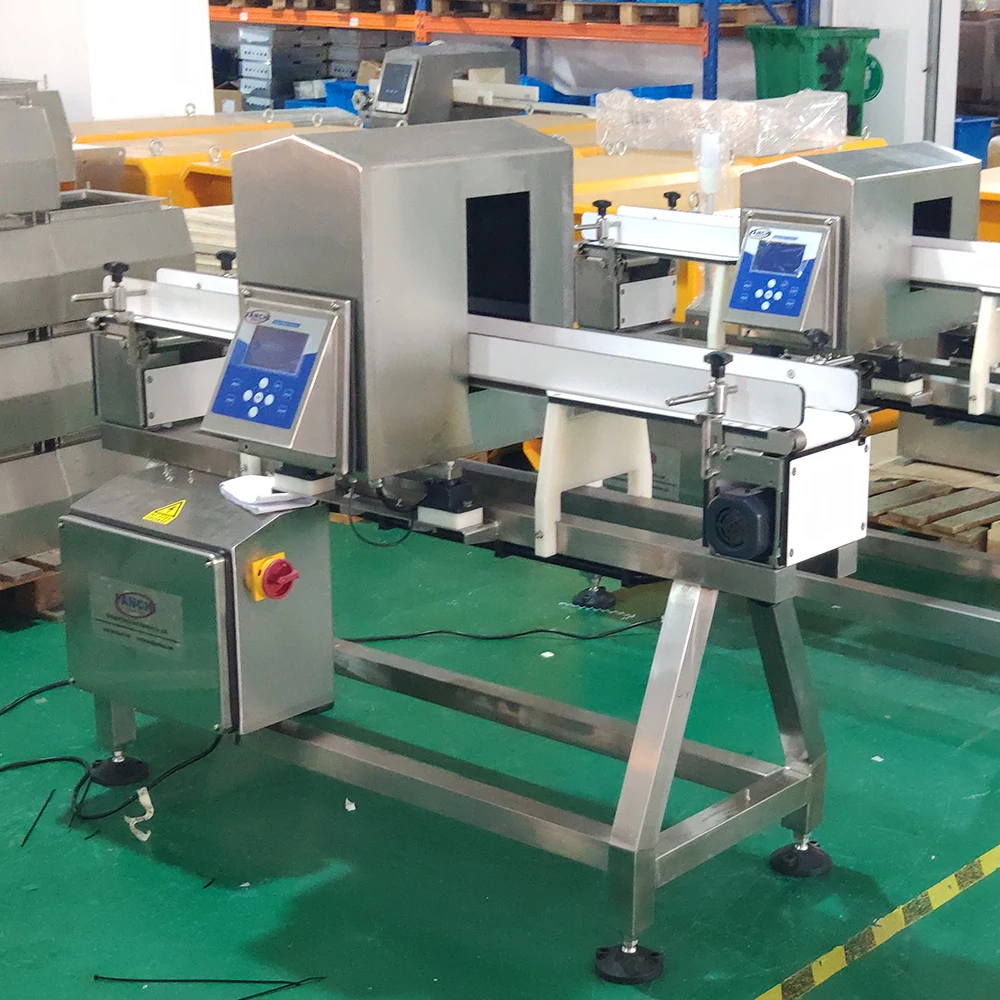 Fanchi-tech Metal Detector for Bottles and Jars Vertical Metal Detector for products in a standing position