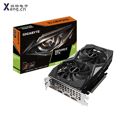 
GeForce GTX 1660 Ti OC 6G Equipped with 6GB GDDR6 192bit display core. 2*90mm large size blade fan 