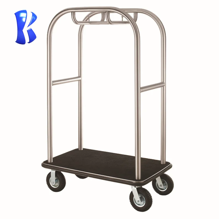 OKEY New Fashion Low Price luggage cart for hotel hotel trolley luggage cart hotel luggage trolley cart Supplier in China