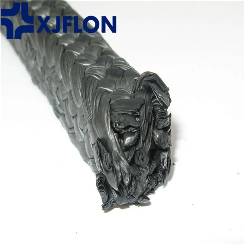 custom graphite filled ptfe braided packing PTFE gland packing