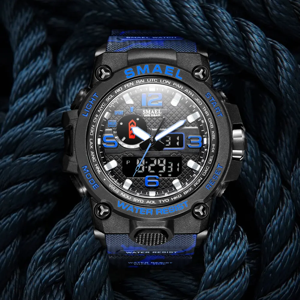 Raymons Smael 1545D watches custom logo luxury digital men military sport limited original watches brand