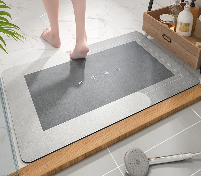 Противоскользящий коврик для пола, впитывающий воду, диатомит, мебель для ванной
