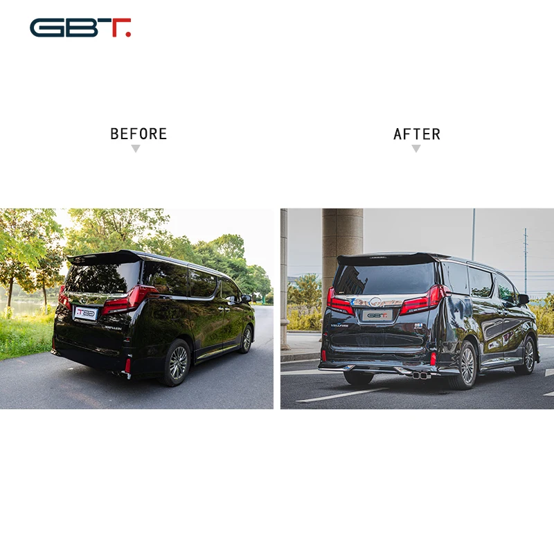 GBT upgrade kit for Toyota alphard 30 Modellista type accessories for toyota alphard parts facelift for alphard bodykit