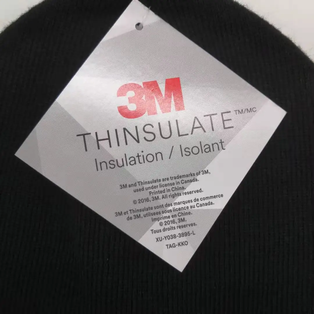 warm and comfortable  knit beanie with thinsulate lining