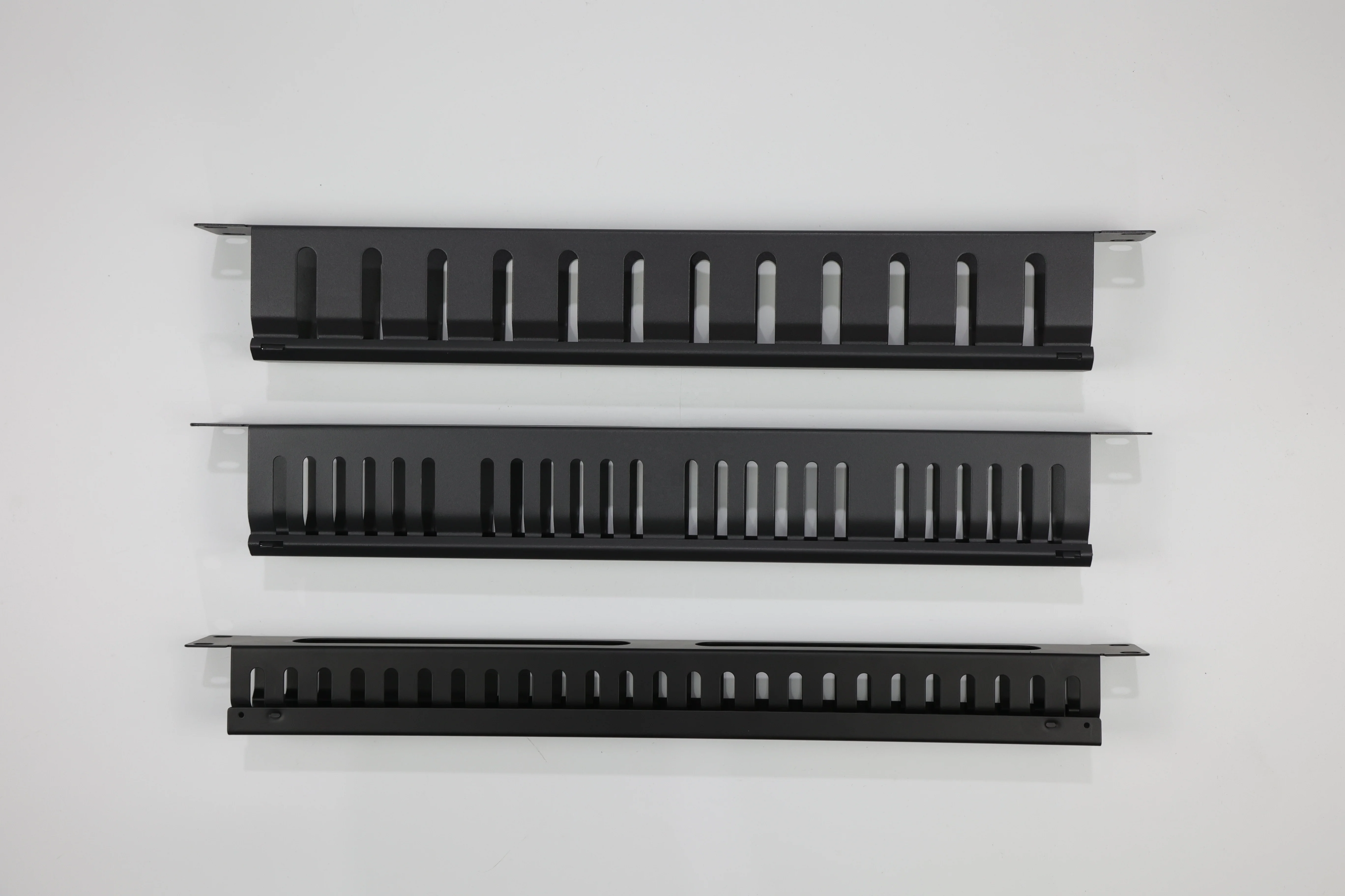 High Quality metal rack mount rj45 1U cable management