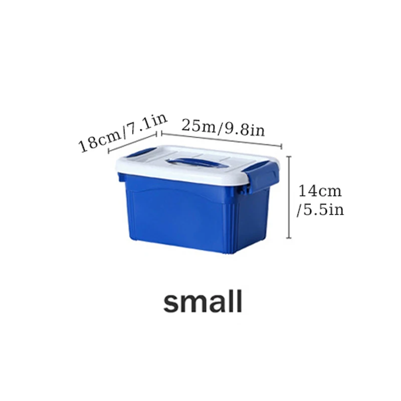 Wholesale Customizable Small Plastic Storage Containers Toy Organizer with Lid Multifunctional Design Box for Toy Storage