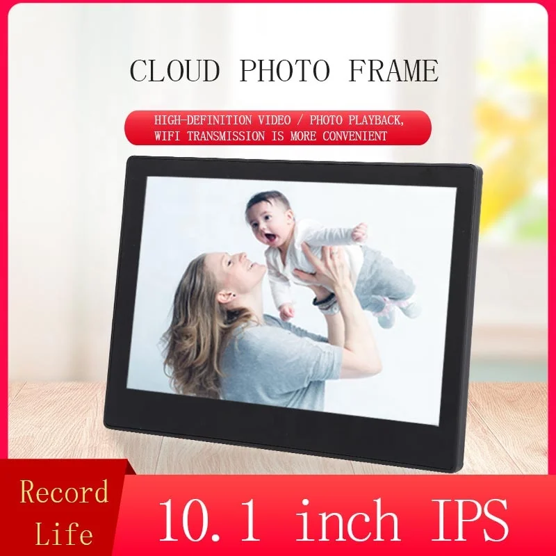 
Android APK Customized Unique Cloud Smart Wifi Picture Frame 10 Inch with touch screen 