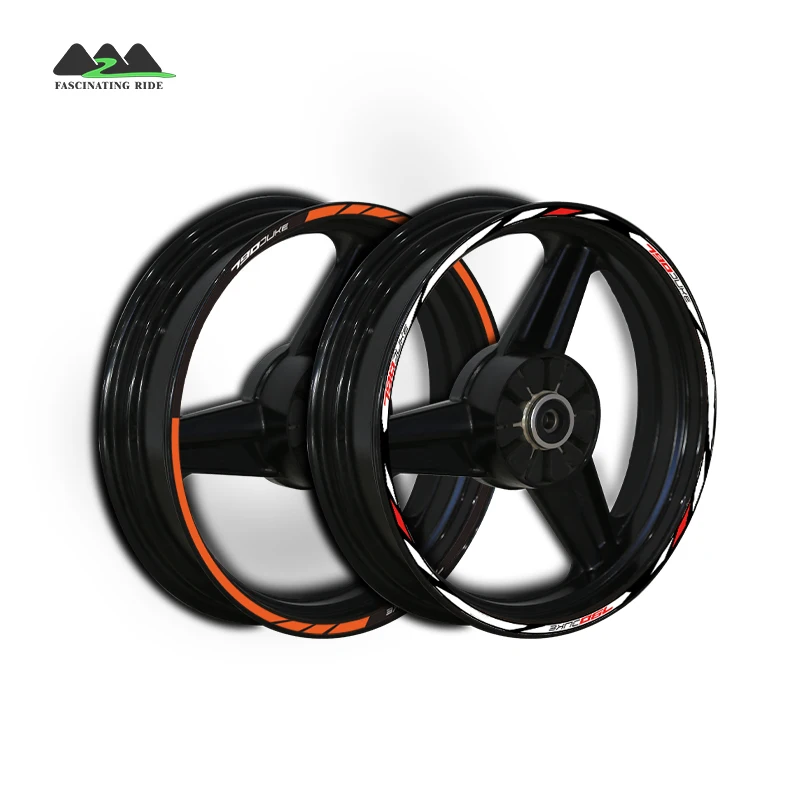 Наклейки на колеса мотоцикла, светоотражающая лента для обода, наклейки на обод мотоцикла для KTM790DUKE