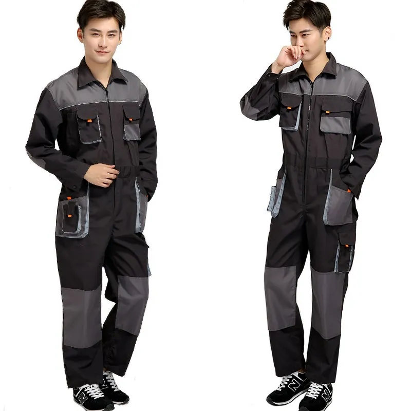 
Wholesale Custom Logo Printing Workwear Uniforms Sets Unisex Coveralls Overalls 