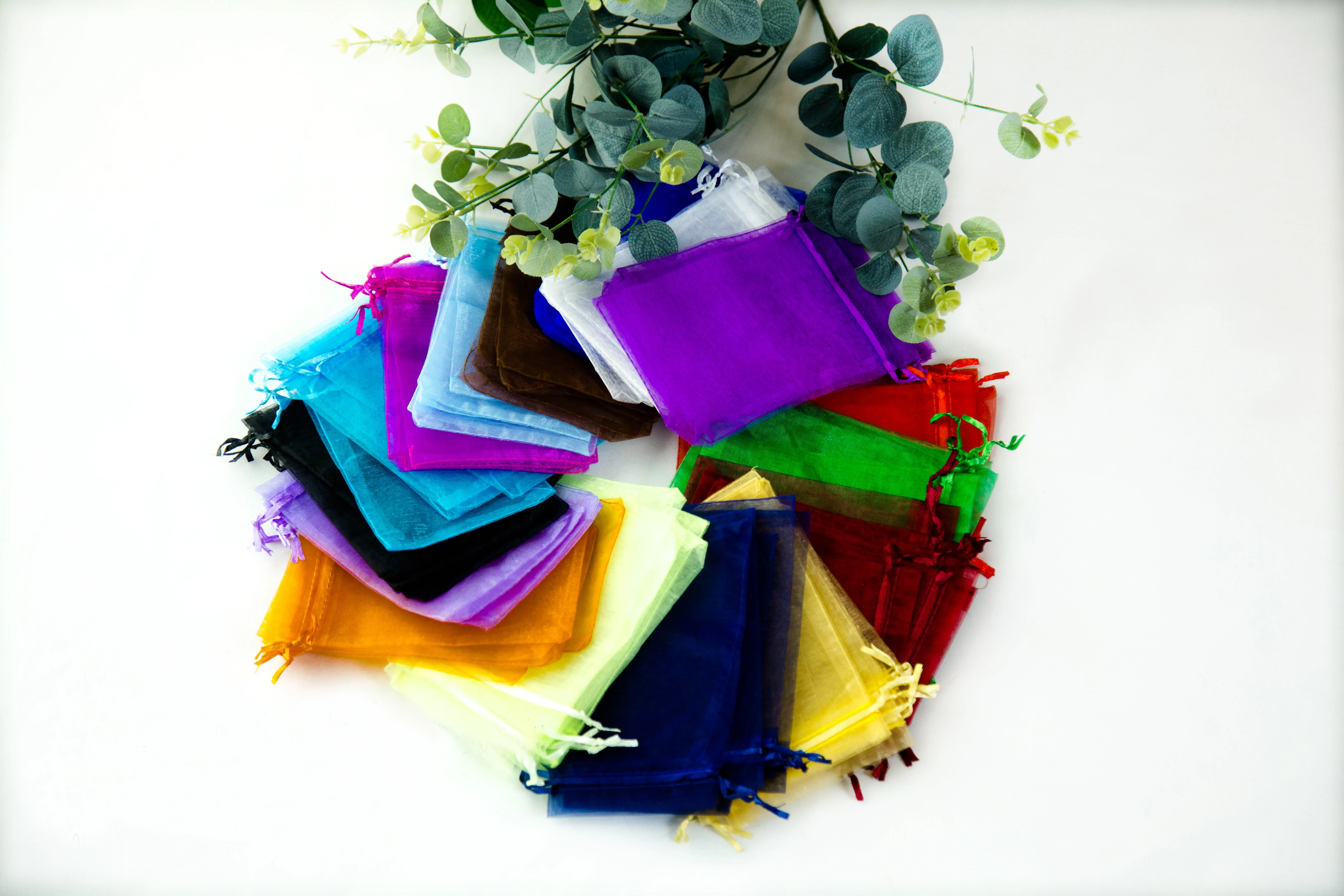 Factory Supply Attractive Price Christmas Organza Bag Drawstring Jewelry Bag Candy Gift Bag