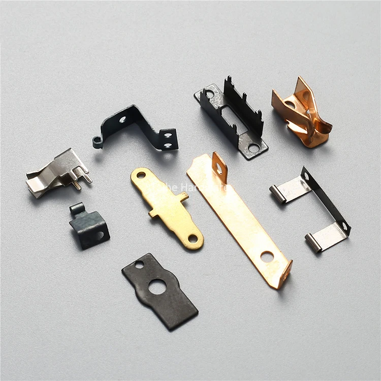 Electrical Brass Gold Black Plating Spring Steel Copper Terminal Manufacturer