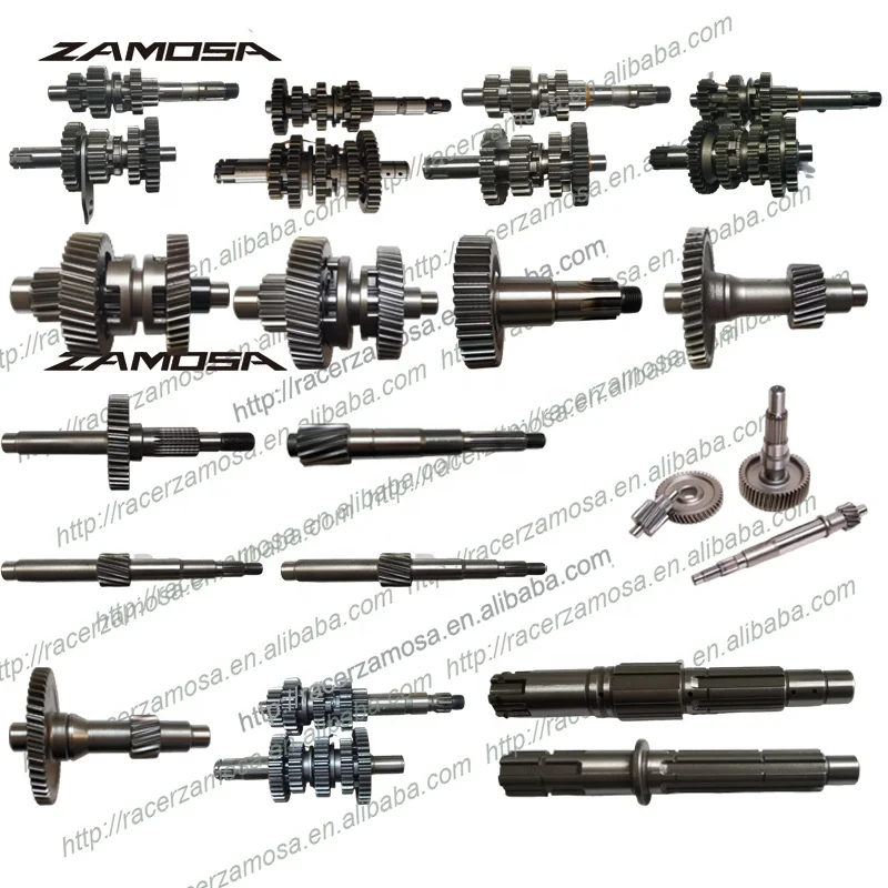 1 Plus 1 Automatic Wave Clutch Transmission Parts Main Counter Shaft Motorcycle Engine Drive Driven Shaft