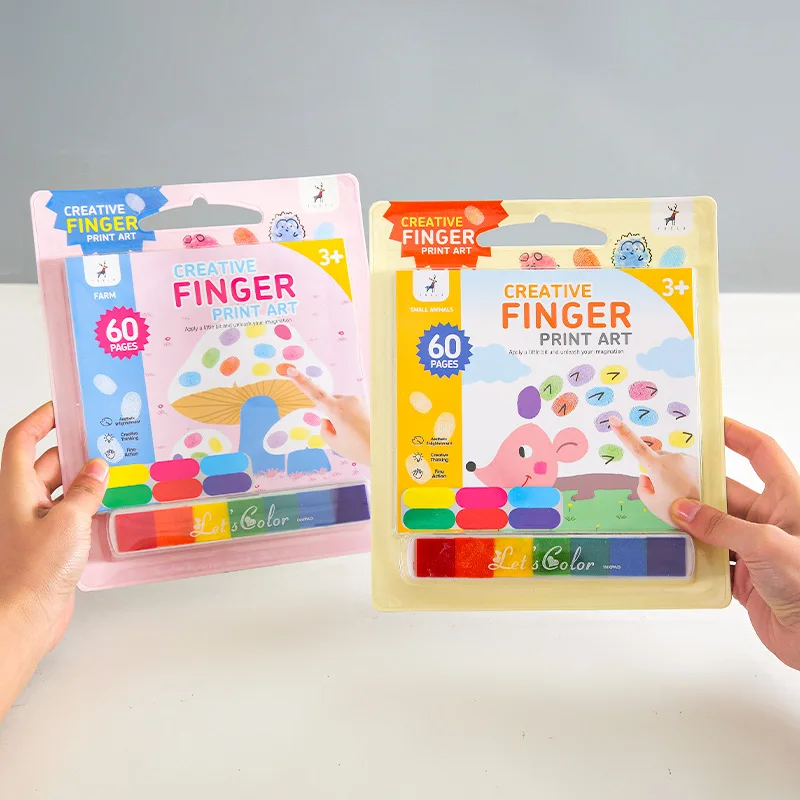 Funny kids drawing toys Creative graffiti painting tool educational toy DIY finger painting toy