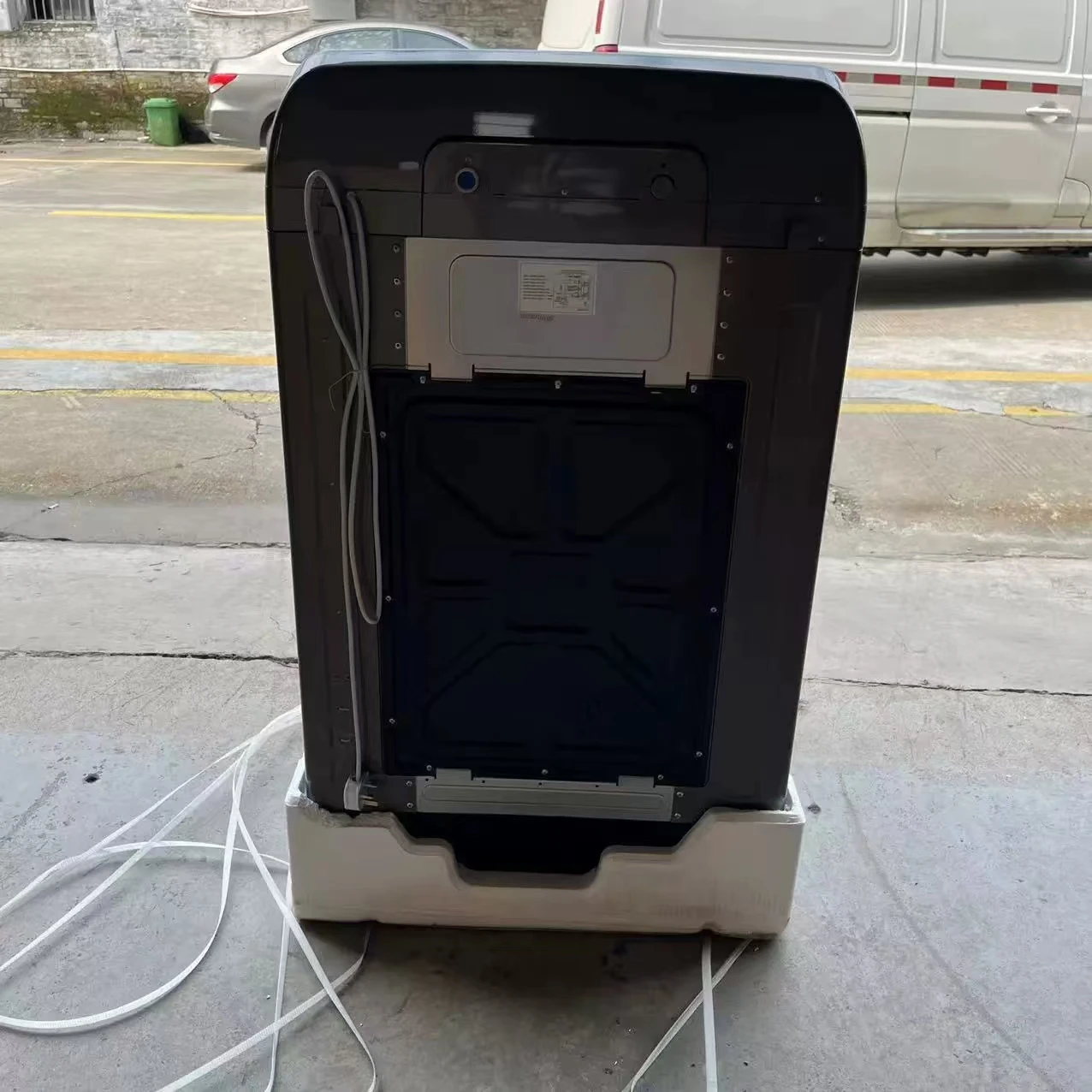 25KG Stainless Steel Automatic Home/Commercial Industrial Washing Machine Large Capacity English Control Electric Power Source