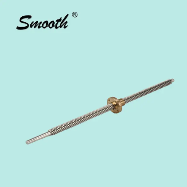 15.88mm diameter smooth noiseless rigid customized high precision translation screw hollow lead screw for Milling machine