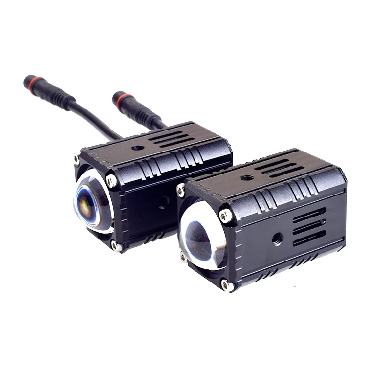 Двухцветная светодиодная противотуманная фара Senlo X1 для скутера, дополнительный прожектор для скутера, аксессуары для мотоциклов