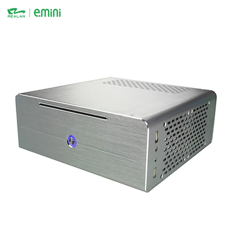 Лидер продаж, элегантный алюминиевый корпус для компьютера Mini Itx Htpc Barebone по хорошей цене от производителя Realan