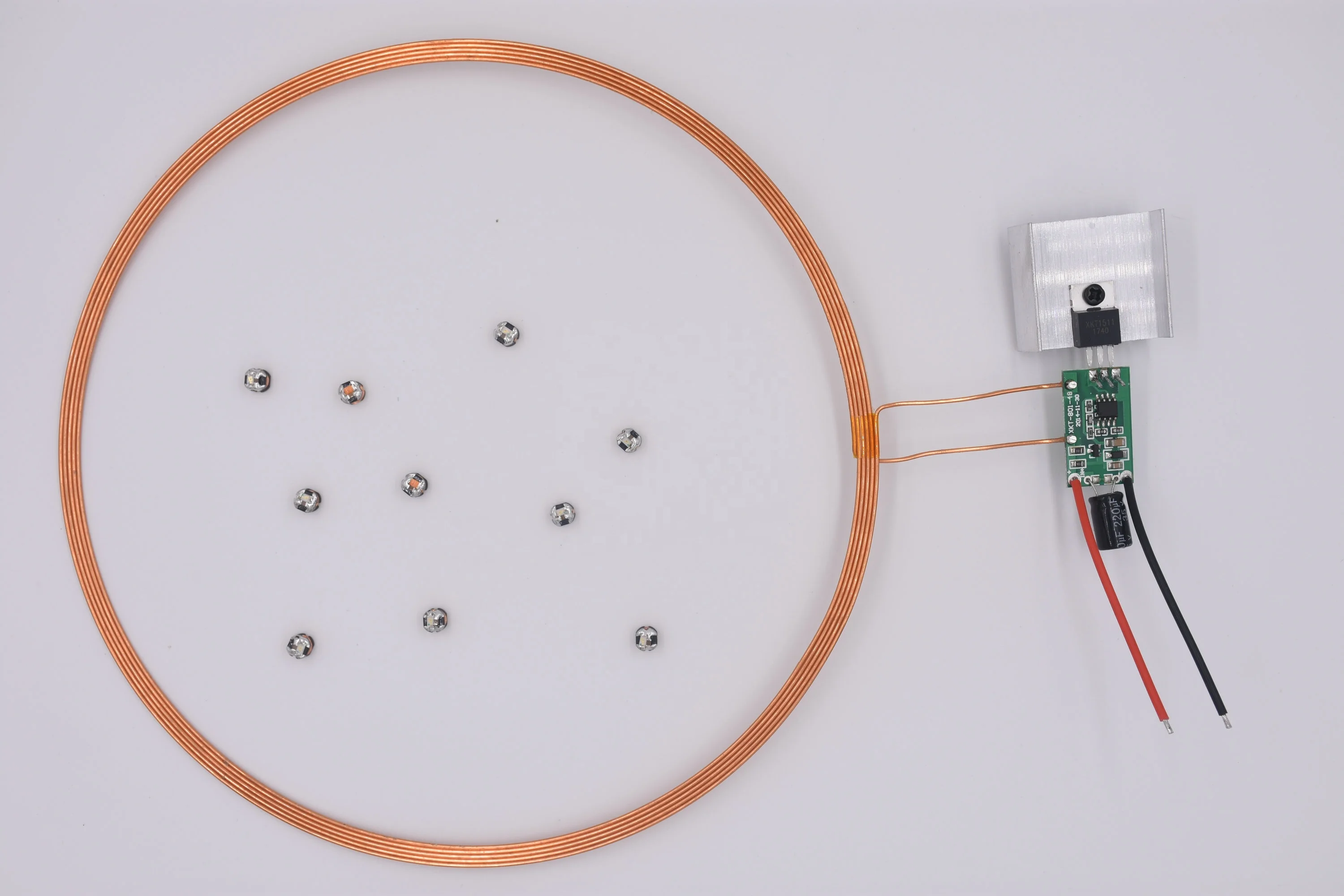 Remote Wireless Power Supply Wireless Charging Module coil for Small receiving LEDs inductor