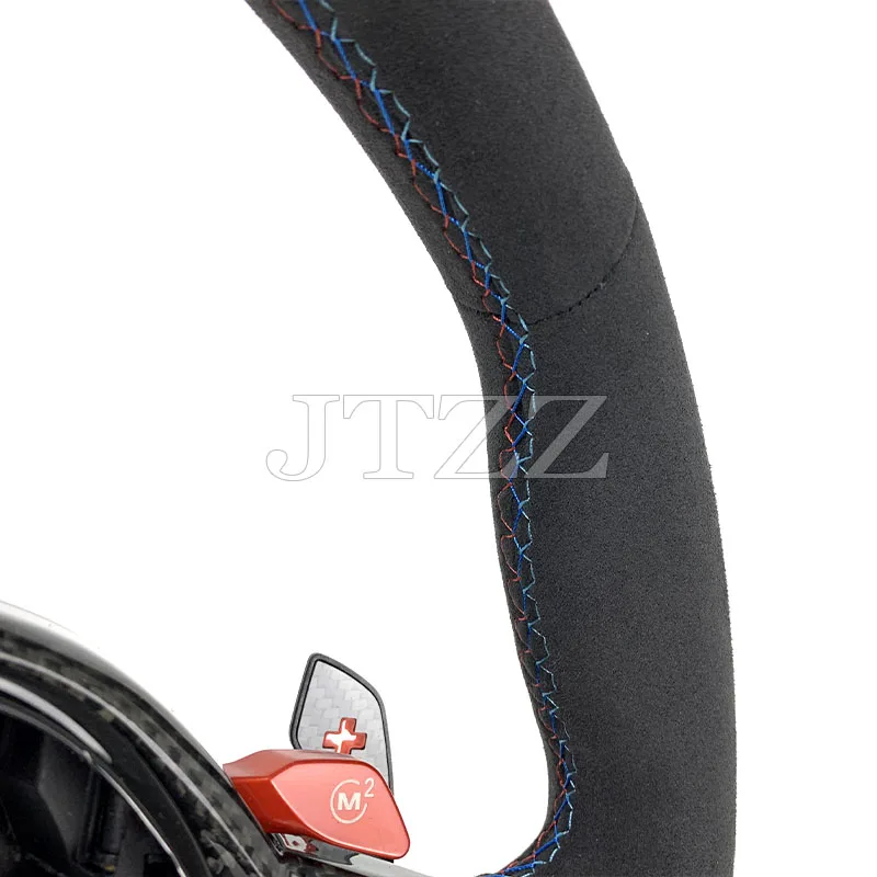 For BMW CS G Series F30 G20 G22 G23 G26 G80 G81 G30 G32 G34 G36 M3 M4 M5 M Sport Carbon Fiber Steering Wheel 2020 2021 2022 2023