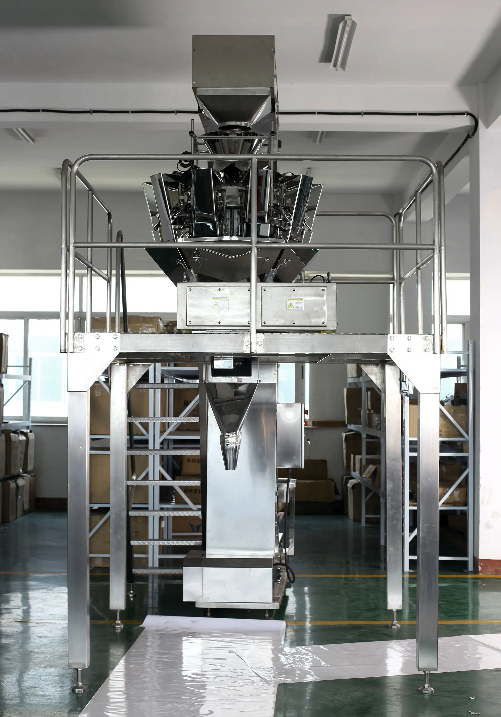 Full automatic weighing packing systems 100g-1kg salt packing machine