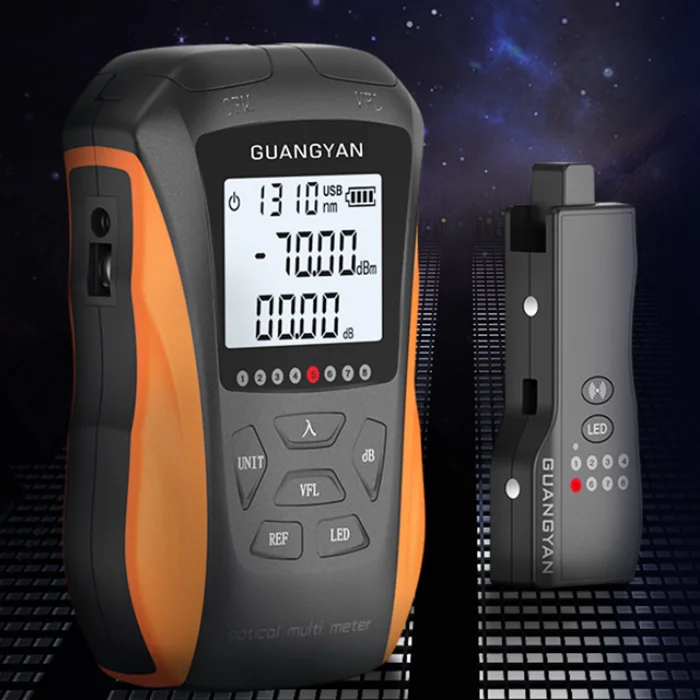 FTTH Six in one Multifunction Fiber Optic Tester 6 in 1 Fiber Optic Cable Tester Tool Y8 Optical Power Meter