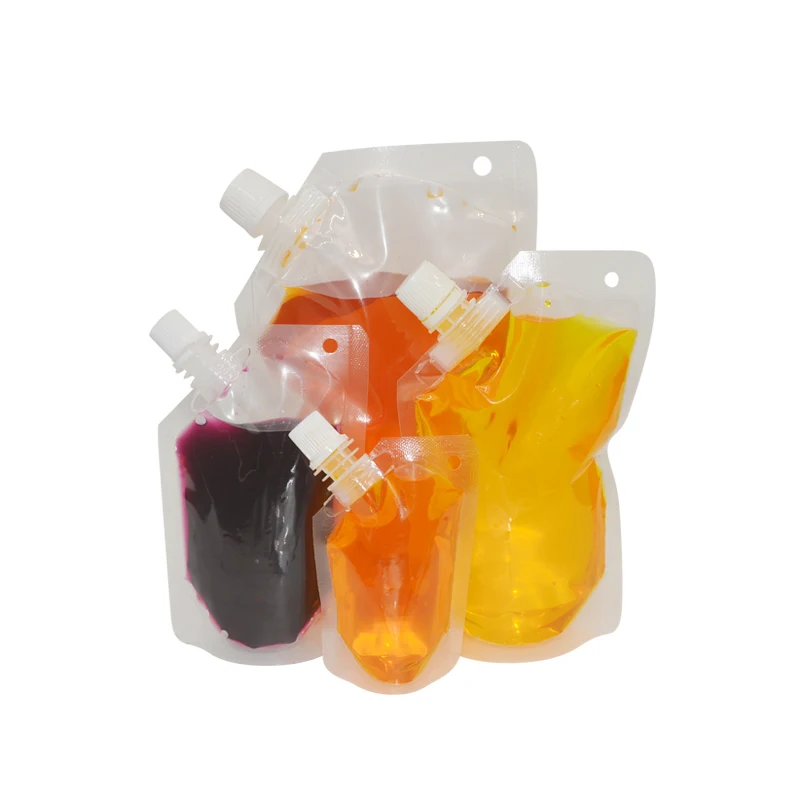 4L 1Gallon Food Grade Aluminum Bags Wine Spout Pouring Upright Standing Coconut Milk Pouch