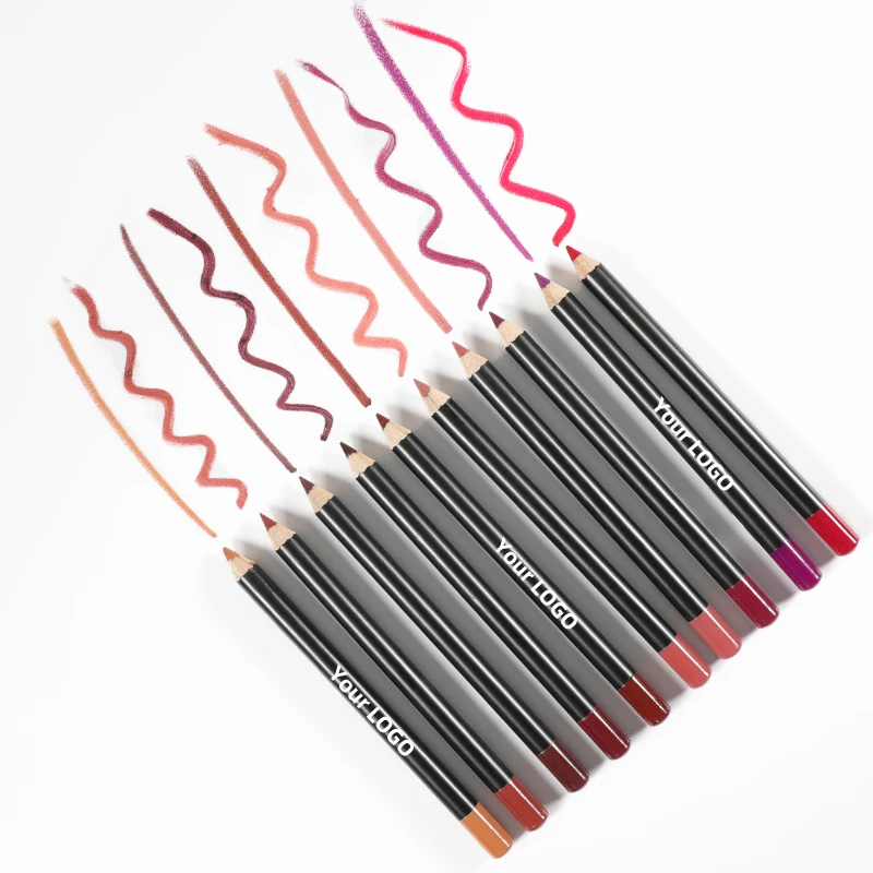 Ochain Popular Lipliner Waterproof Long Lasting Brown Color Private Label Vegan Lip Liner