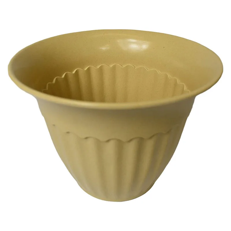 2023 new design Home Garden Supplies Multiple Sizes Nursery Planter Durable bamboo fiber Flower Pot