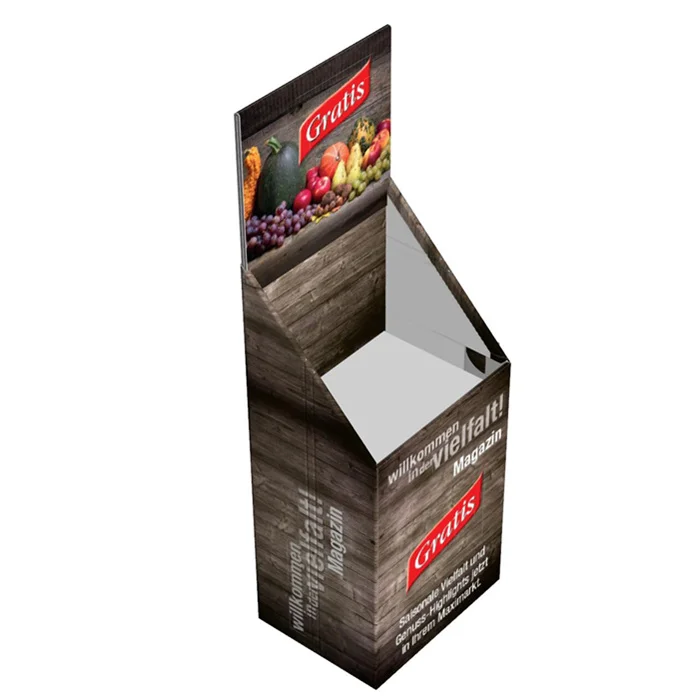 2024 NEW HOT New Free Custom Design Cheaper High Quality Promotion Recyclable Bin Stacker Cardboard Display