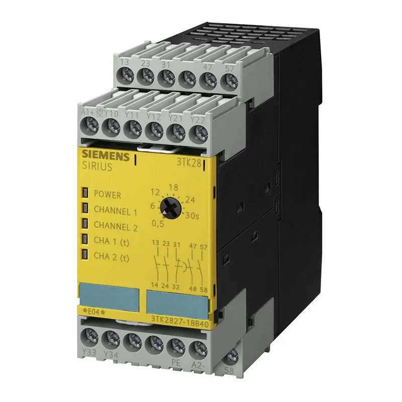 100% Original Industrial Control PLC Sirius Safety Relay With Relay Enable Circuits  24 V DC 3TK2827-1BB41