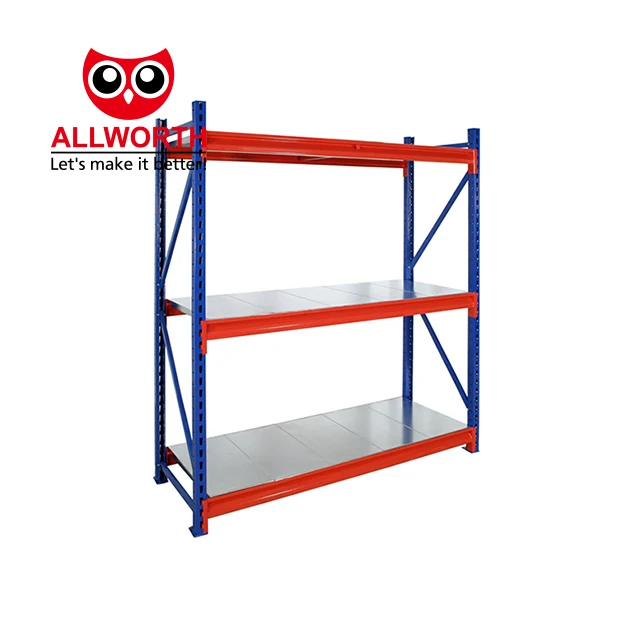 Medium Duty 5 Layers Garage Angle Boltless Shelving Warehouse Storage Rack