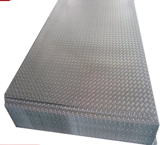 Diamond plate sheets 4x8 S235JR Hot rolled mild steel 2.5 mm thick chequer plate