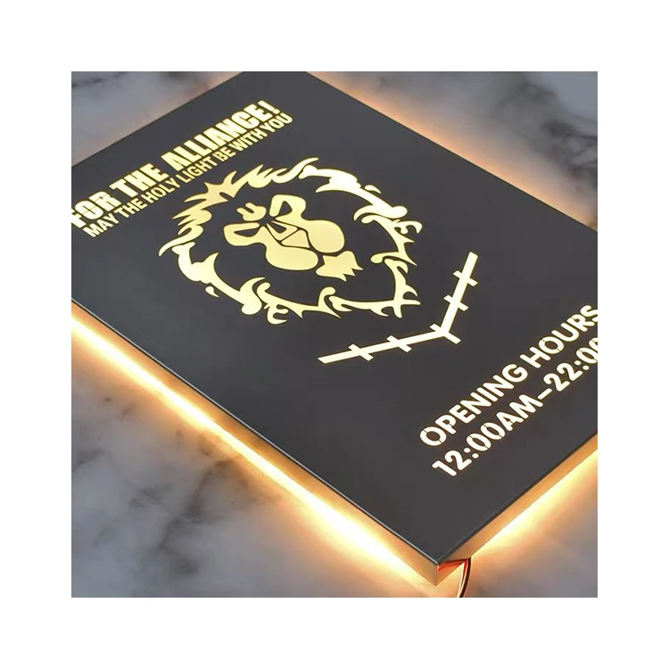 New arrival Customized metal sign plaque beer