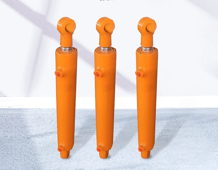 Large retractable hydraulic cylinder Small manual hydraulic cylinder