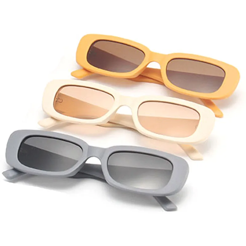 Солнечные очки в прямоугольной оправе UV400 женские, аксессуар от солнца в ретро стиле, в винтажном стиле, в узкой квадратной оправе, для вождения